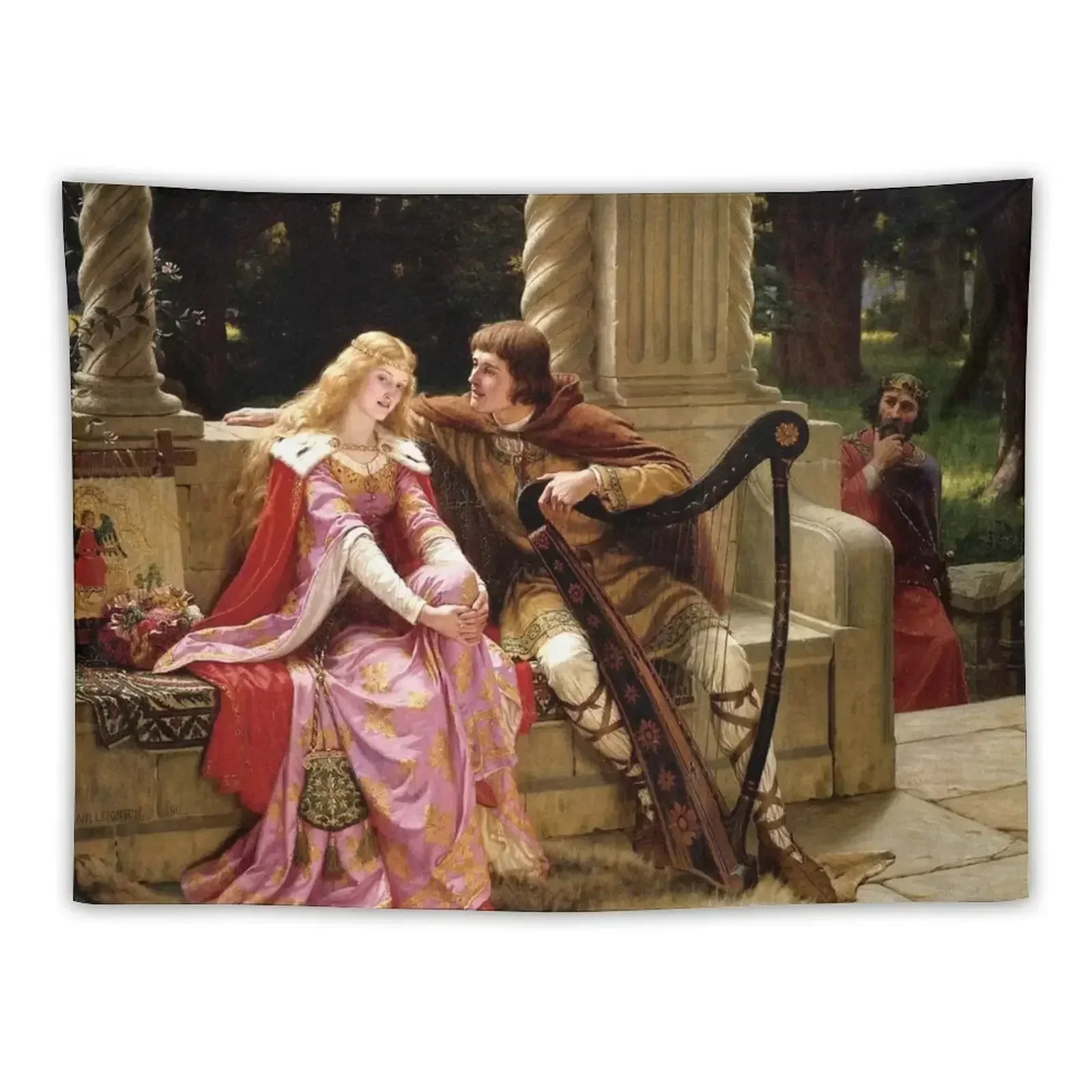 

The End Of The Song - Edmund Leighton Tapestry Aesthetic Room Decors Living Room Decoration Aesthetic Room Decoration Tapestry