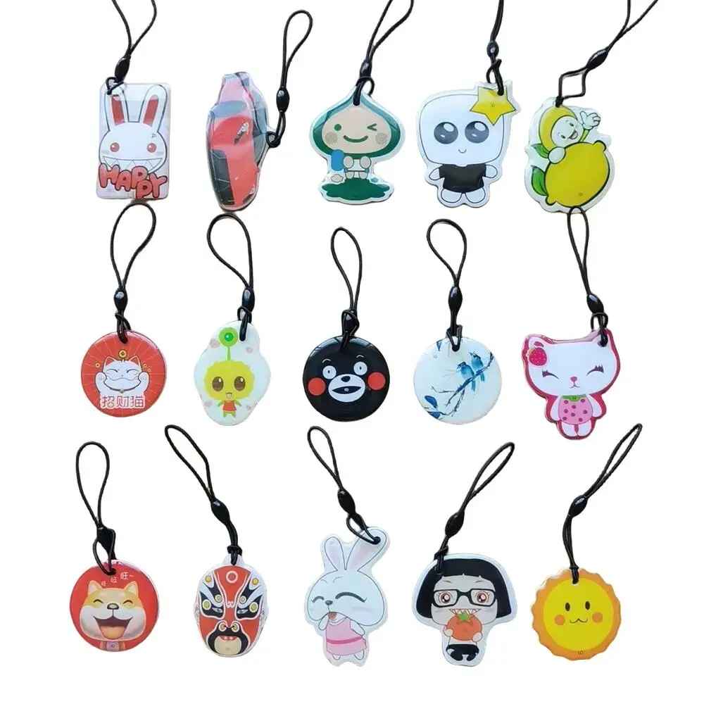 جديد 1 قطعة ID 125 كيلو هرتز EM4305 EM4205 إعادة الكتابة بطاقة فارغة الموجودة في قاعدة المفتاح مفاتيح تتفاعل سلسلة مفاتيح مقاومة للماء رمز العلامات التحكم في الوصول #1