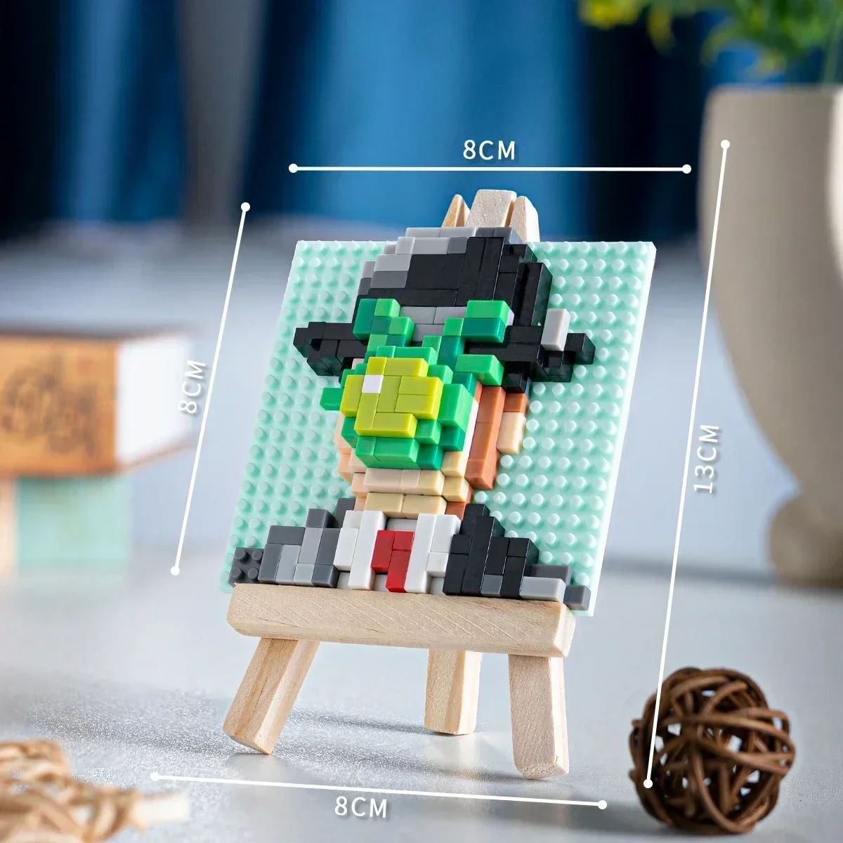 3D Pixel Art Famous Paintings Building Blocks Creative Van Gogh Starry Sky Micro Blocks DIY Toys Children\'s Gift Home Decoration