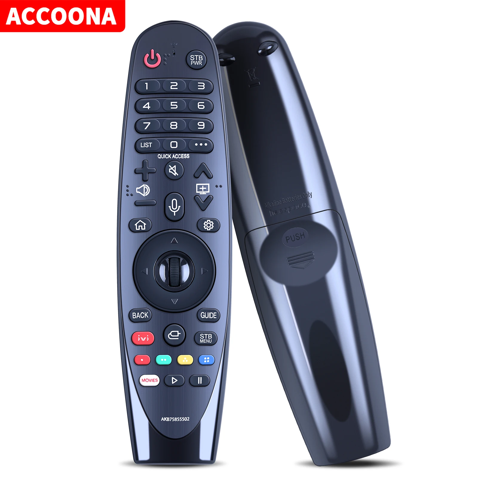 جهاز التحكم عن بعد الصوتي MR20GA AKB75855502 للتلفزيون الذكي AI ThinQ 4K UN8 UN7 UN6 #1