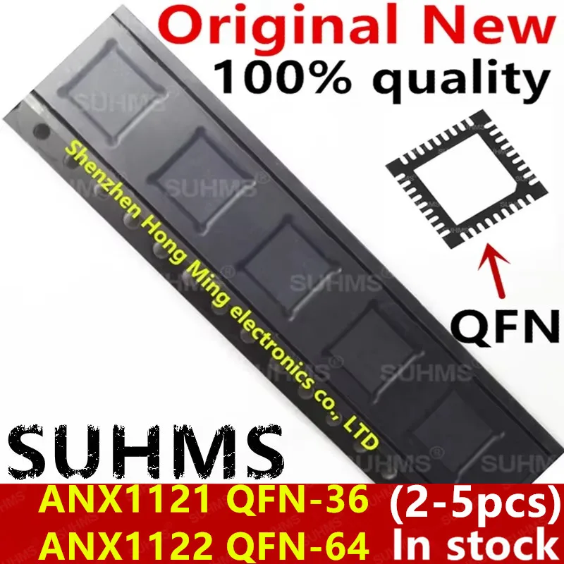 (2-5piece) 100% New ANX1121 QFN-36 ANX1122 ANX1122FN-AB-T QFN-64 Chipset