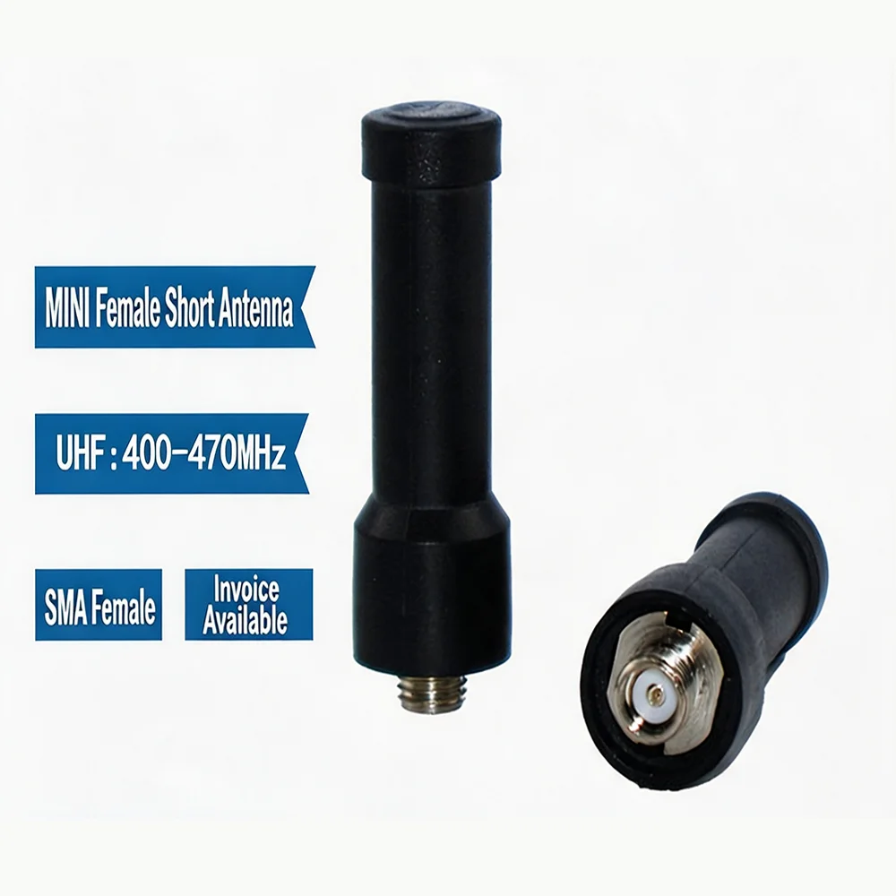 BAOFENG UHF 400-470MHz Short Thumb Stubby Antenna for 888S UV-5RH Mini Walkie Talkie Two Way Radio
