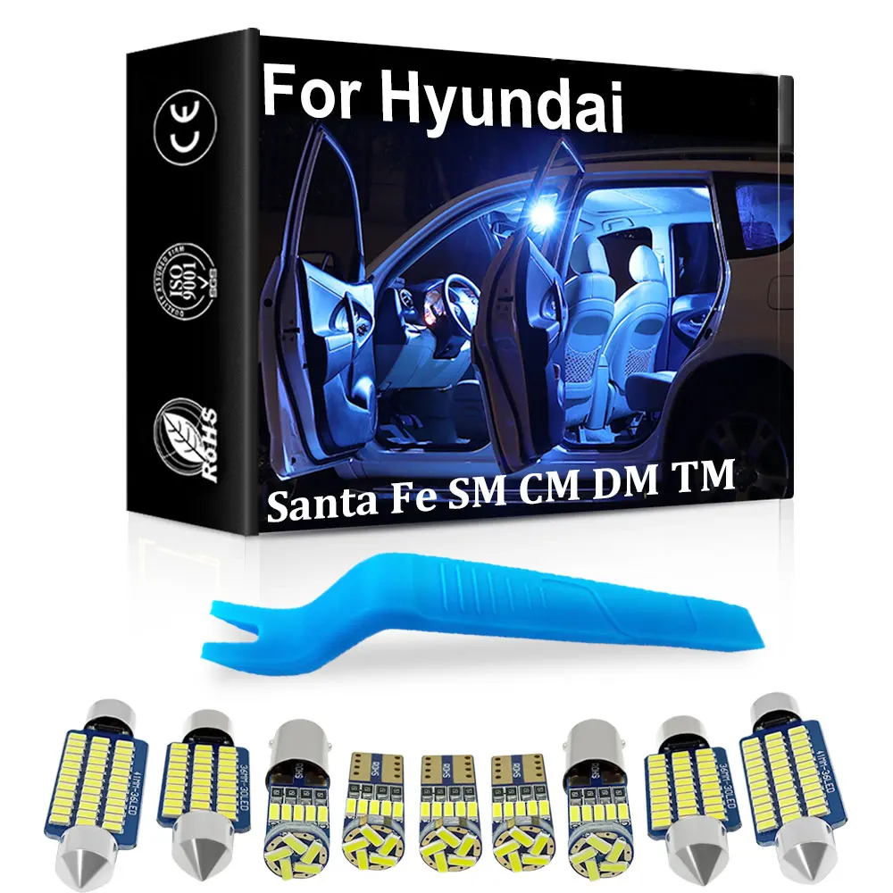 

Vehicle Canbus Interior LED Light For Hyundai Santa Fe SM CM DM TM Grand Santafe Maxcruz Car Indoor Lamp Auto Parts