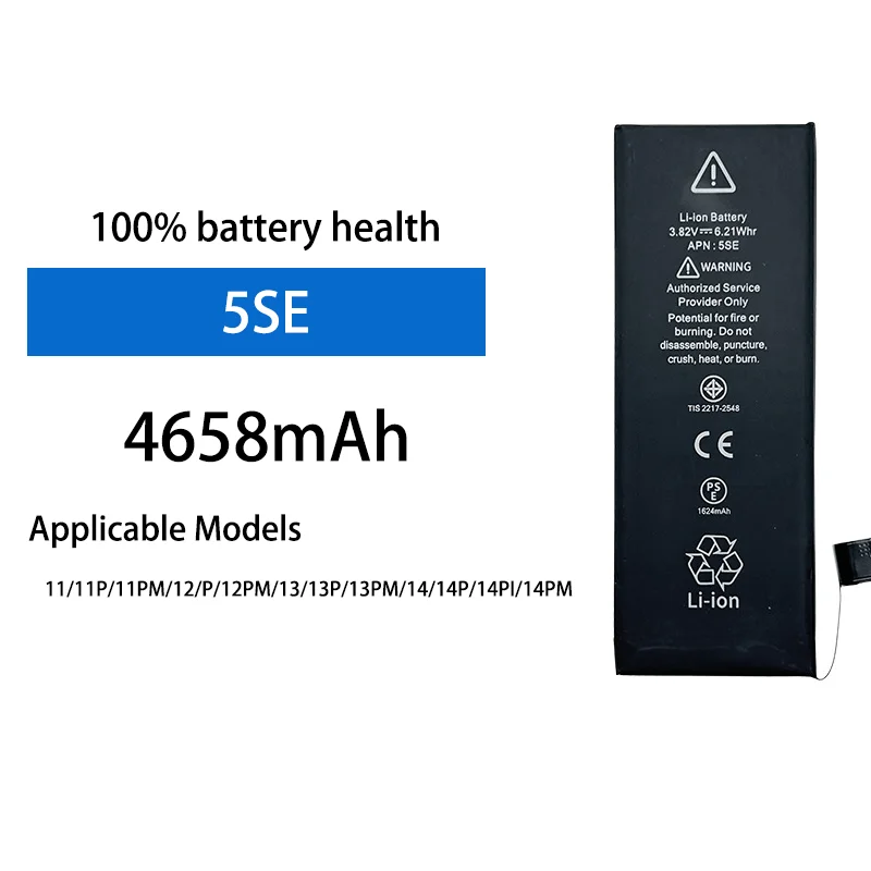 

3.8V 4658mAh High Capacity Replacement Internal Lithium Polymer Battery For Apple IPhone SE 2 SE2