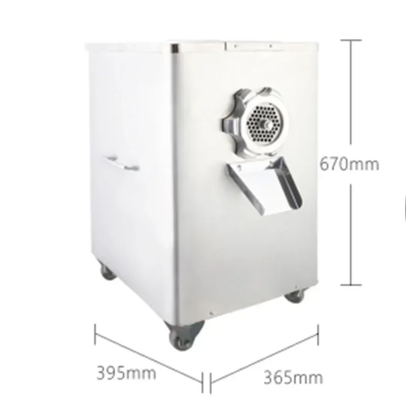 52type 220v High-Power Meat Grinder Commercial Large Ground Chicken Frame Bone Crusher Feed Dog Fish Breeding