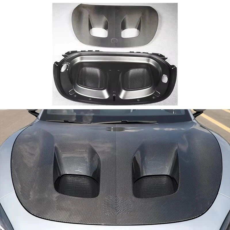 Carbon Fiber Engine Hood New Condition Bolt-On Installation Black Color for SU7 Pro/Max/Ultra