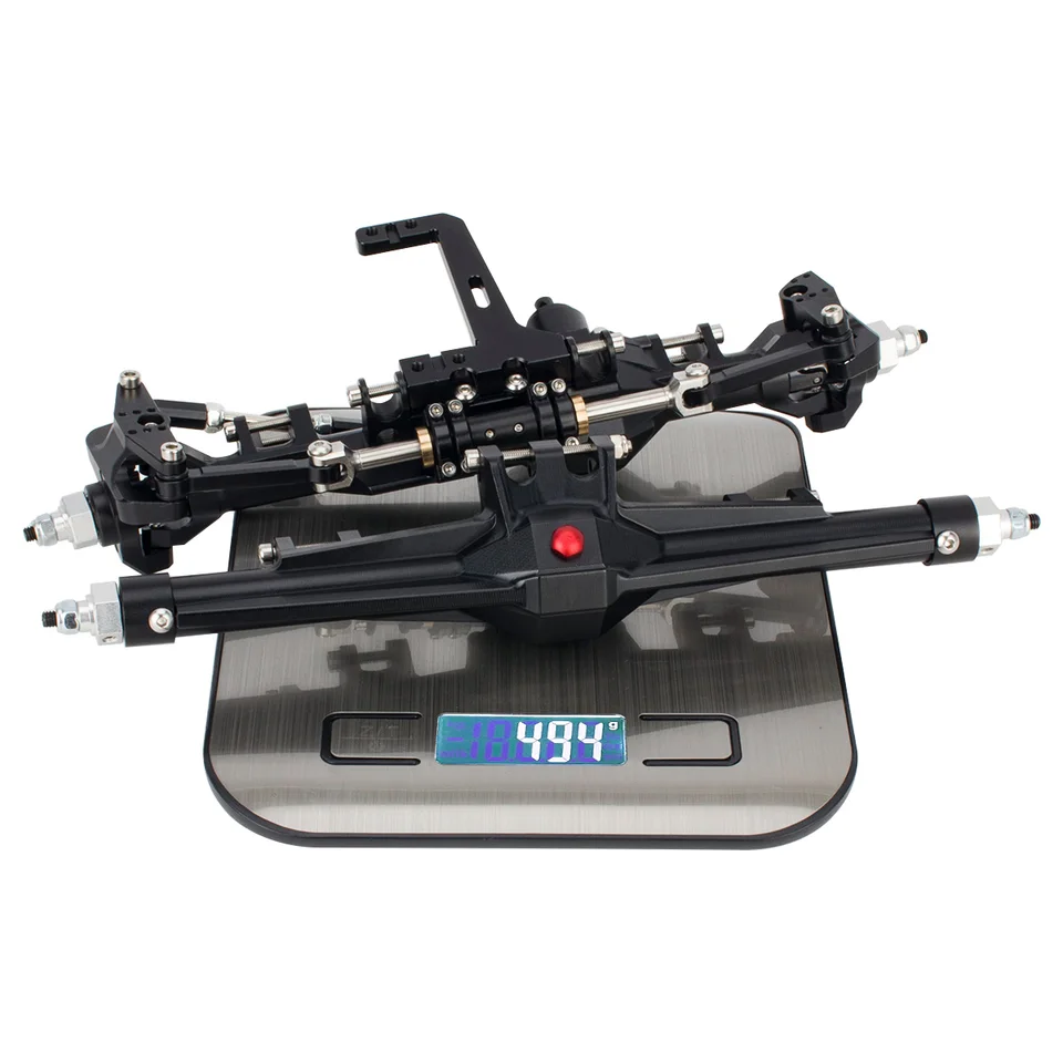 CNC アルミフロントリアストレートアクスルセット 1/10 RC クローラー
