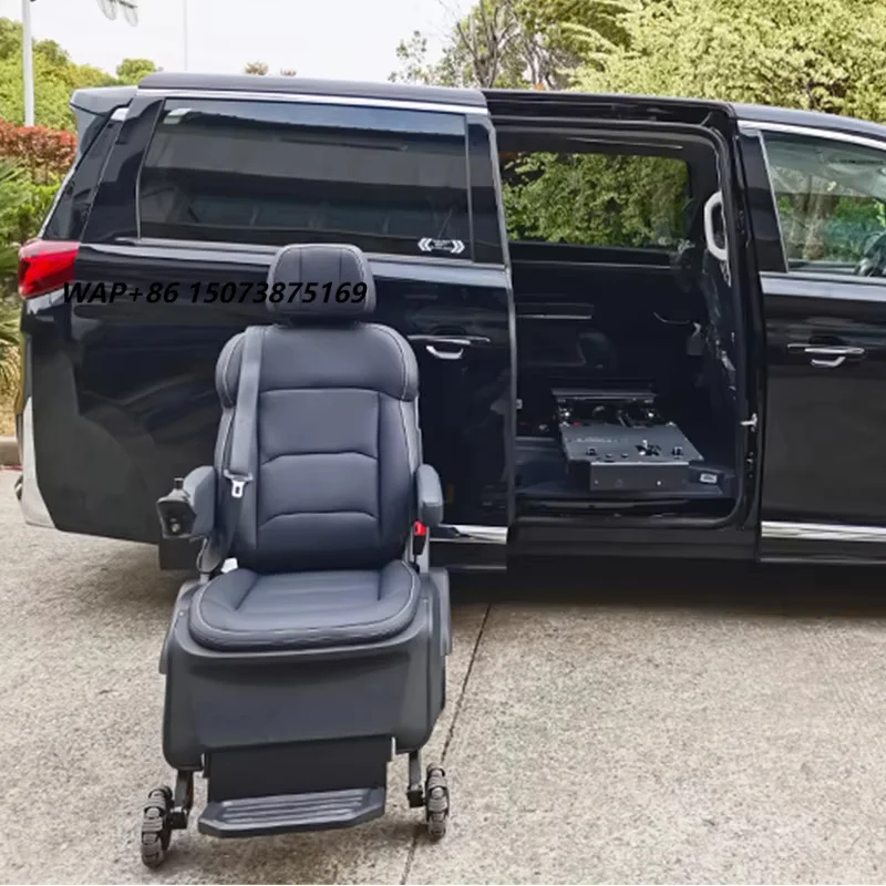 Adjustable Leather Swivel Car Seat Electric Lifting Modified Car Seat for Disabled Handicapped Elderly  Users