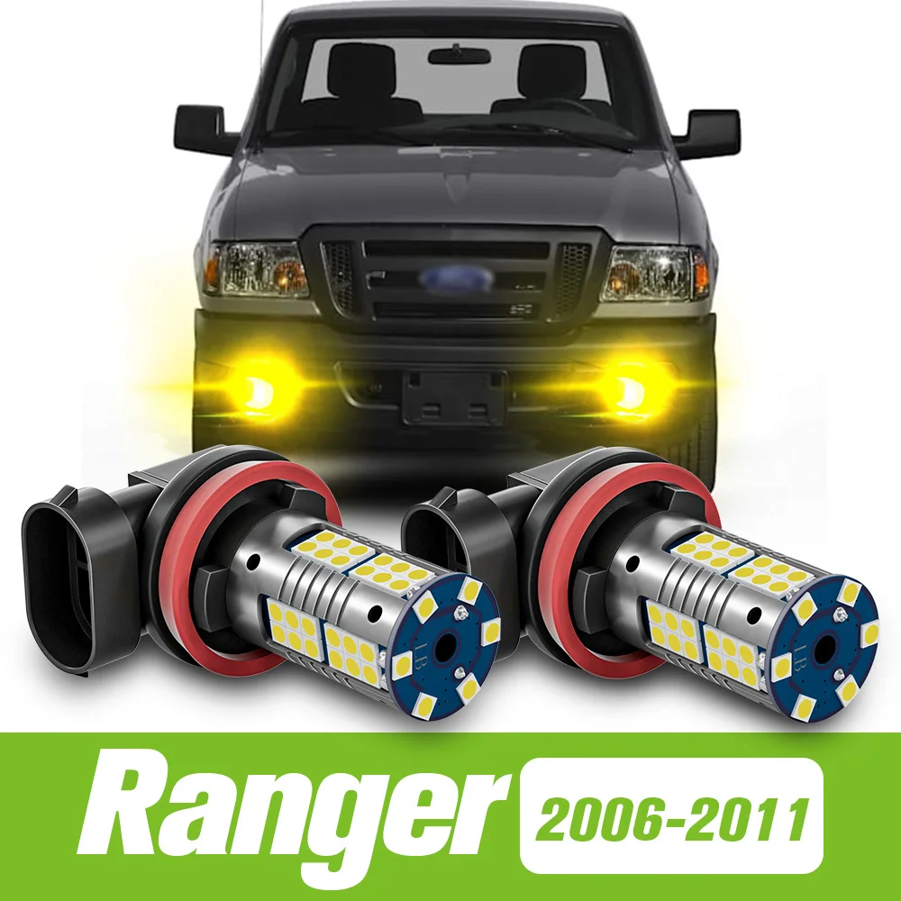 

2pcs For Ford Ranger 2006-2011 LED Fog Light 2007 2008 2009 2010 Accessories