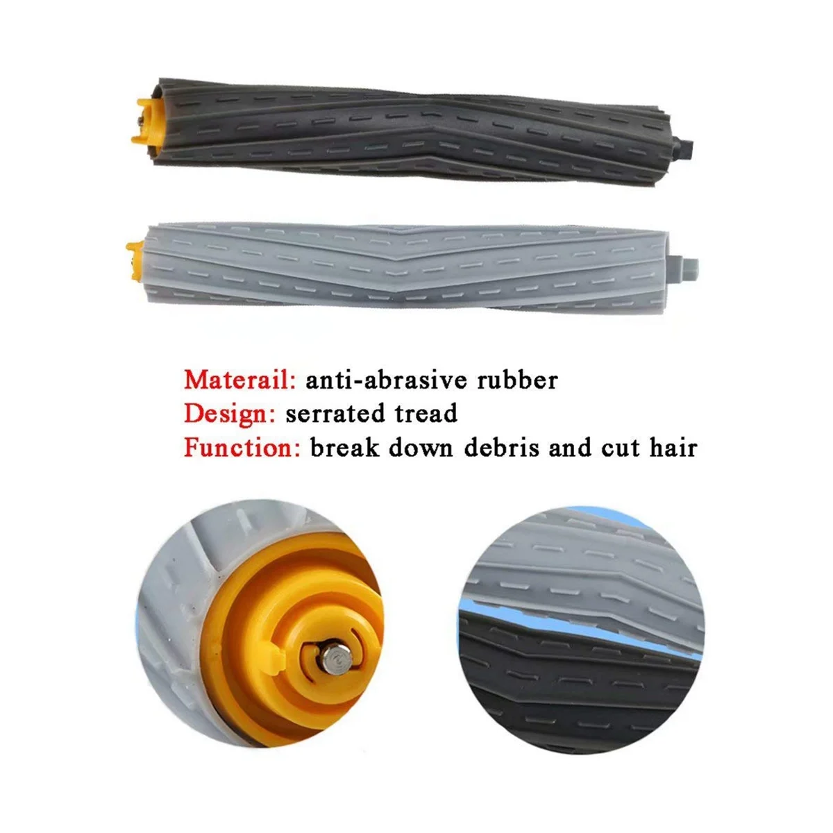 قطع غيار لسلسلة 800 870/871/880/980/990 مكنسة كهربائية مرشحات الأسطوانة فرش جانبية