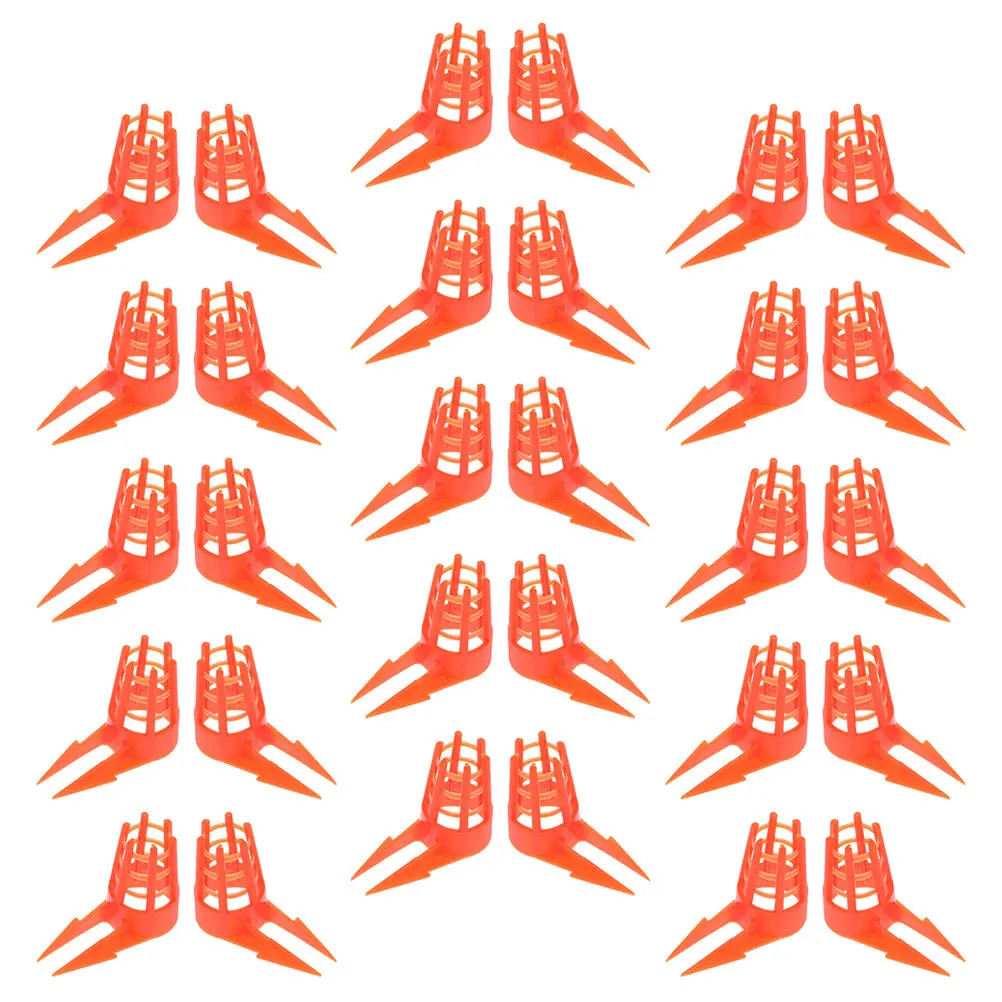 

60 шт. безопасные практичные изоляционные клетки для королевских пчел, необходимые аксессуары для пчеловодства, прочные пластиковые клетки, защита для ячеек