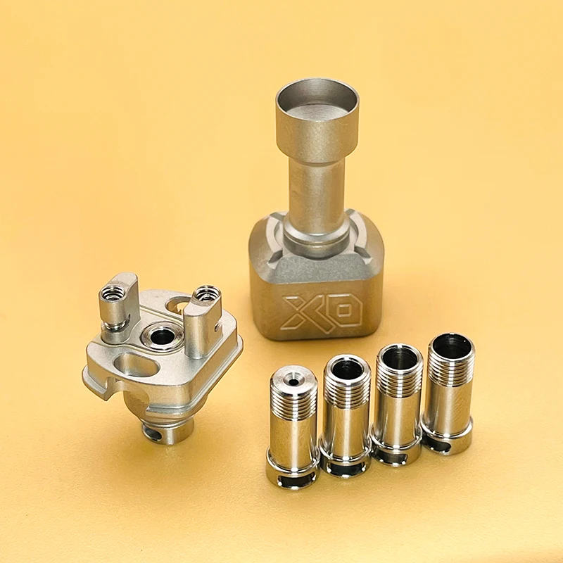 DSX WICK'D XO RBA Boro Bridge Panda Rba Boro 장치/빌렛/BB 모드 키트용 5PCS 에어 핀이 있는 재구성 가능한 탱크 분무기