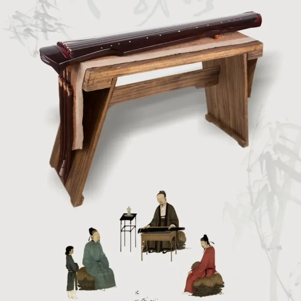 手作りのFuxuqin初心者、伝統的な中国の楽器、プロの弦、7弦、123cm
