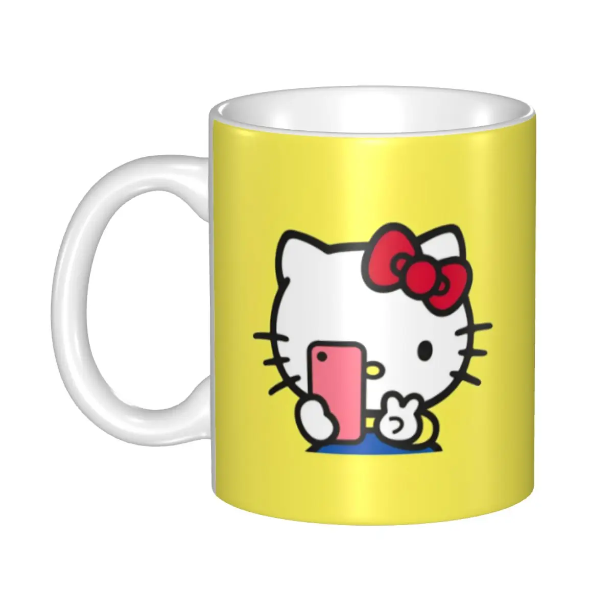 

New Arrival Hello Kitty Take A Photo Accessories Mugs Novelty Tea Cup