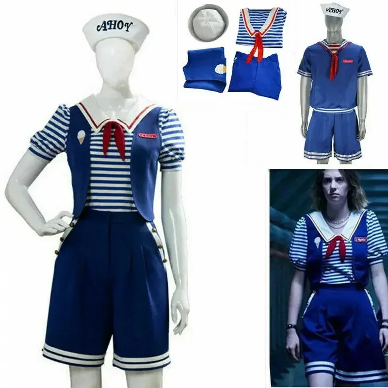 CyHalloween تأثيري الزي البحرية موحدة تأثيري روبن المجارف أهوي تأثيري هالوين زي موحد فستان بتصميم حالم M17