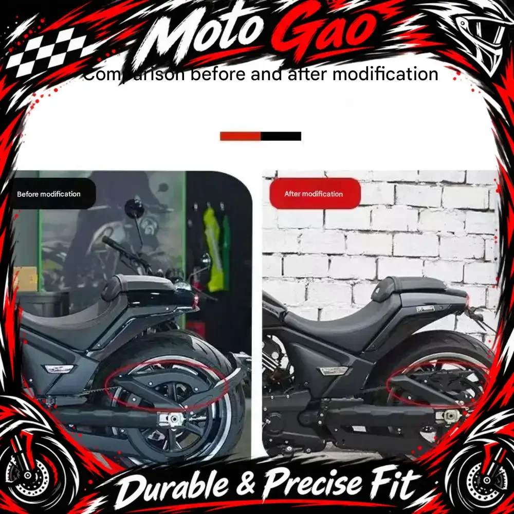 【Precise Fit】For GAOKIN 1000 THOR Retro Chain Cover Stainless Steel Chain Gear Protector Metal Decorative Accessories