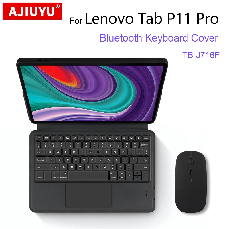 

Bluetooth Keyboard Cover Case Portuguese French For Lenovo Tab P11 Pro 11.5" TB-J716F J706F J706N XiaoXin Pad Pro 11.5 Tablet