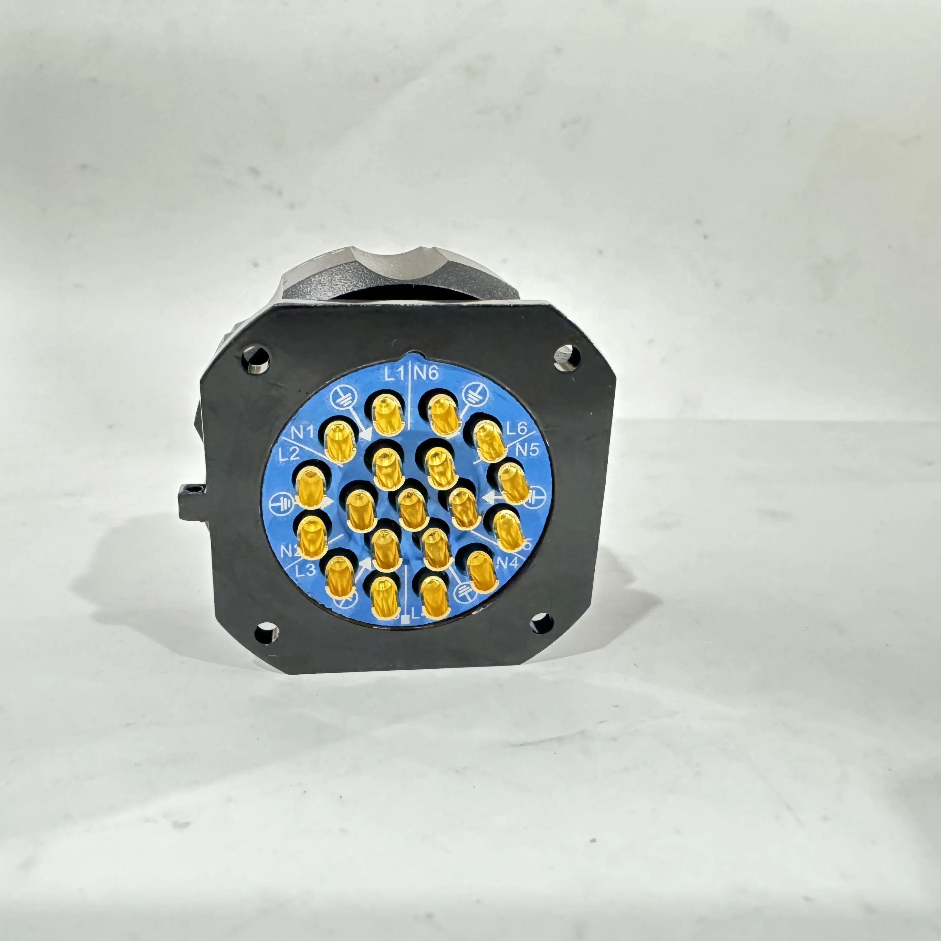 Socapex 19 Pin Male Panel Mount Connector Chasis Socket