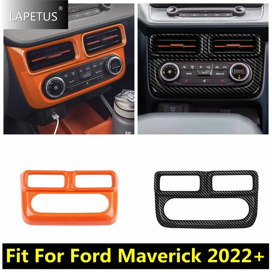 

ABS Auto Central Control Air AC Outlet Vent Switch Knob Panel Frame Cover Trim For Ford Maverick 2022 2023 Interior Accessories