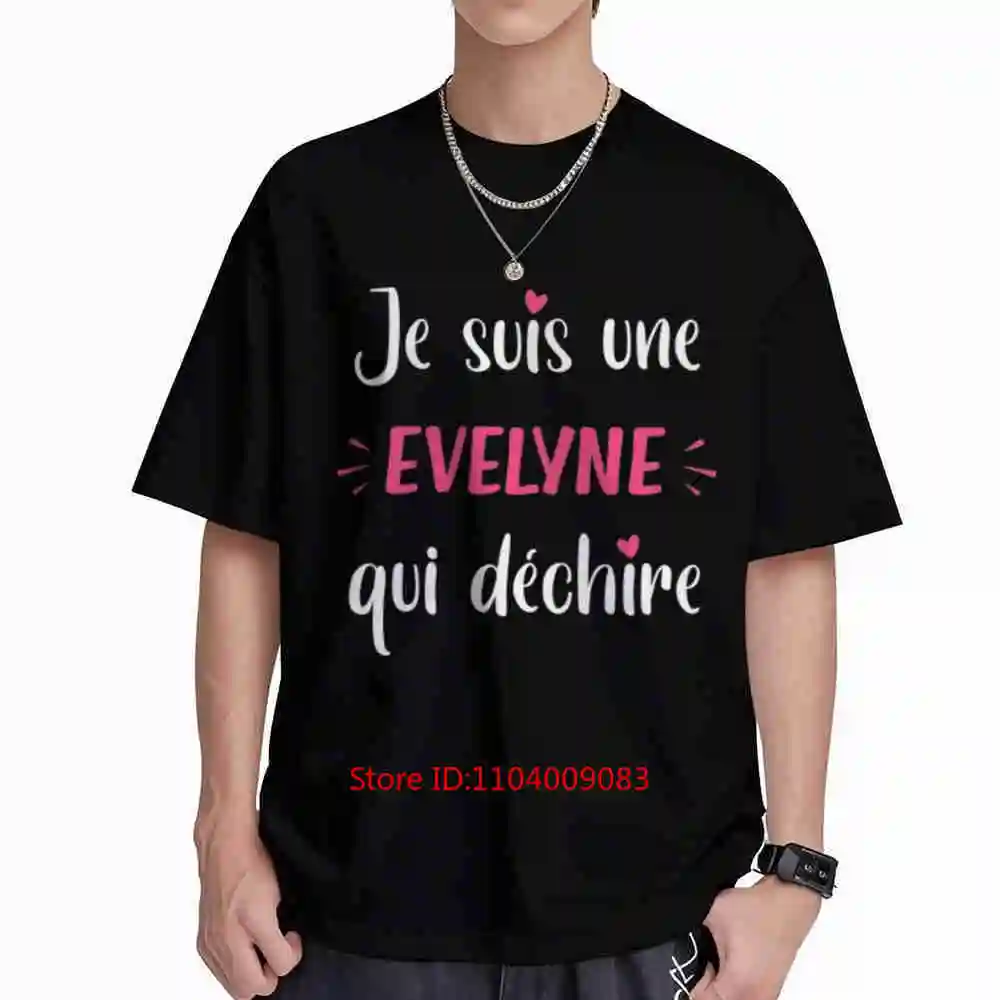 I'm A Kick-Ass Evelyne Short Sleeve Tee 100% Cotton T-Shirt