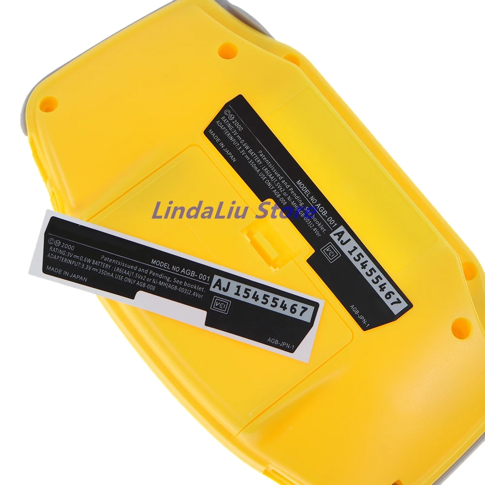 5PCS ใหม่ป้ายสติกเกอร์สําหรับ Gameboy ADVANCE สีสําหรับ GBA เกมคอนโซล