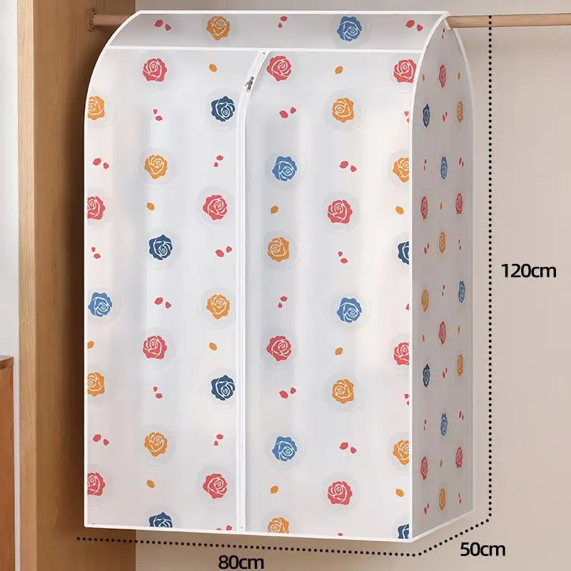 

Dustproof Clothes Storage Bag Hanging Style Suit Coat down Jacket Home Use Full Enclosure Garment Cover Protective Bag