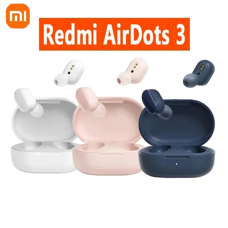 Xiaomi Redmi AirDots 3 Earphone Hybrid Vocalism Wireless Bluetooth 5.2 Mi True Wireless Headset CD-level Sound Quality