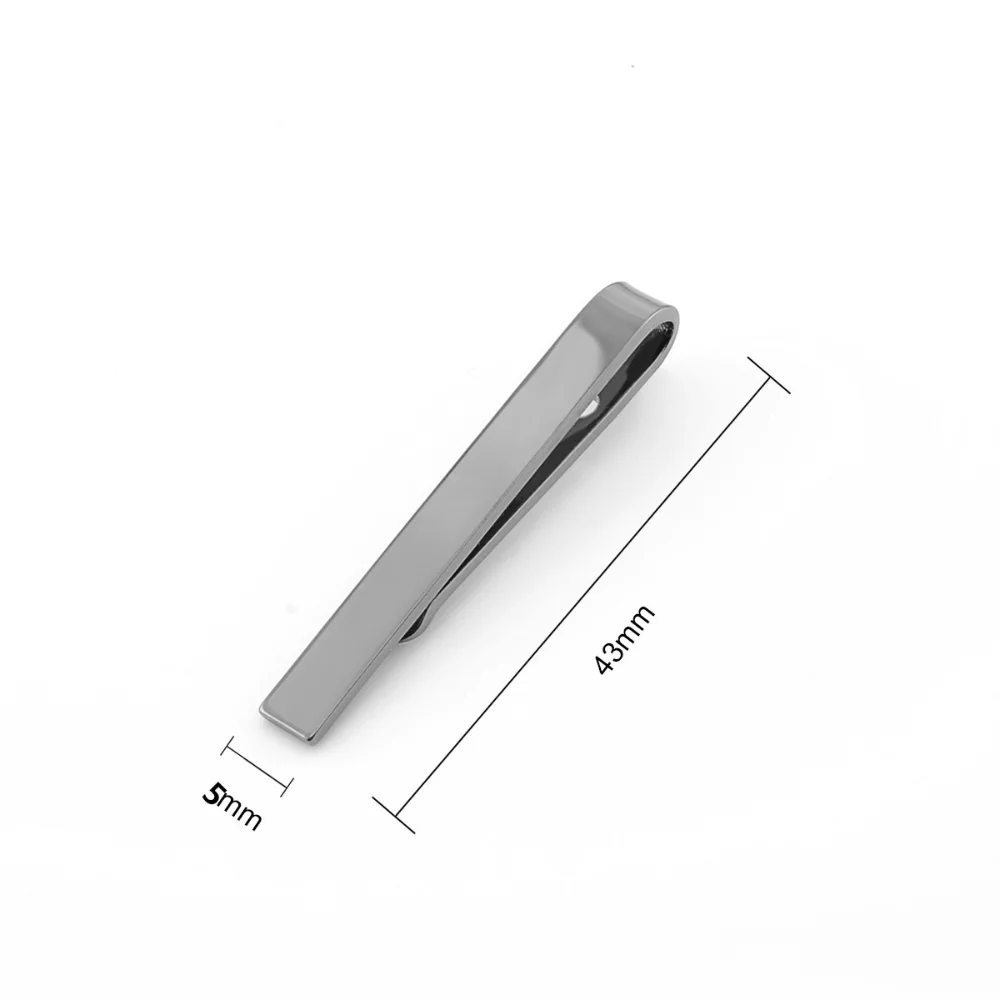 Simple Tie Clip Exquisite Metal Accessories Men's Wear The Perfect Choice for A Business Wedding in The Workplace As A Gift