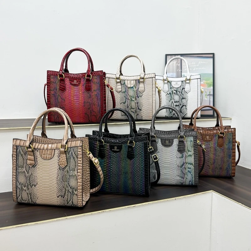 

High-Quality Leather Handbag For Women Luxury Crossbody Bag Designer Shoulder Tote Elegant Ladies Purse