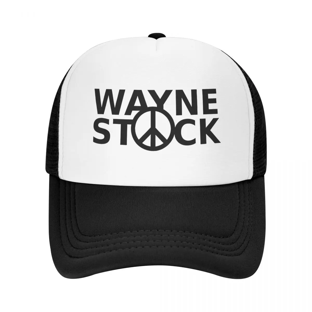 

Men Women Wayne's World STOCK Trucker Caps Sport Mesh Baseball Cap Polyester Dad Hat Adjustable Sun Caps Summer