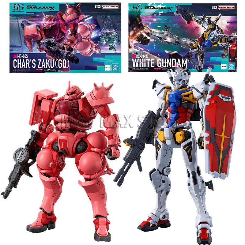 

Фигурка Bandai Char's Zaku GQ, белый Гандам, аниме-мобильный костюм, игрушки GQuuuuuuX для мальчиков, оригинальная коробка