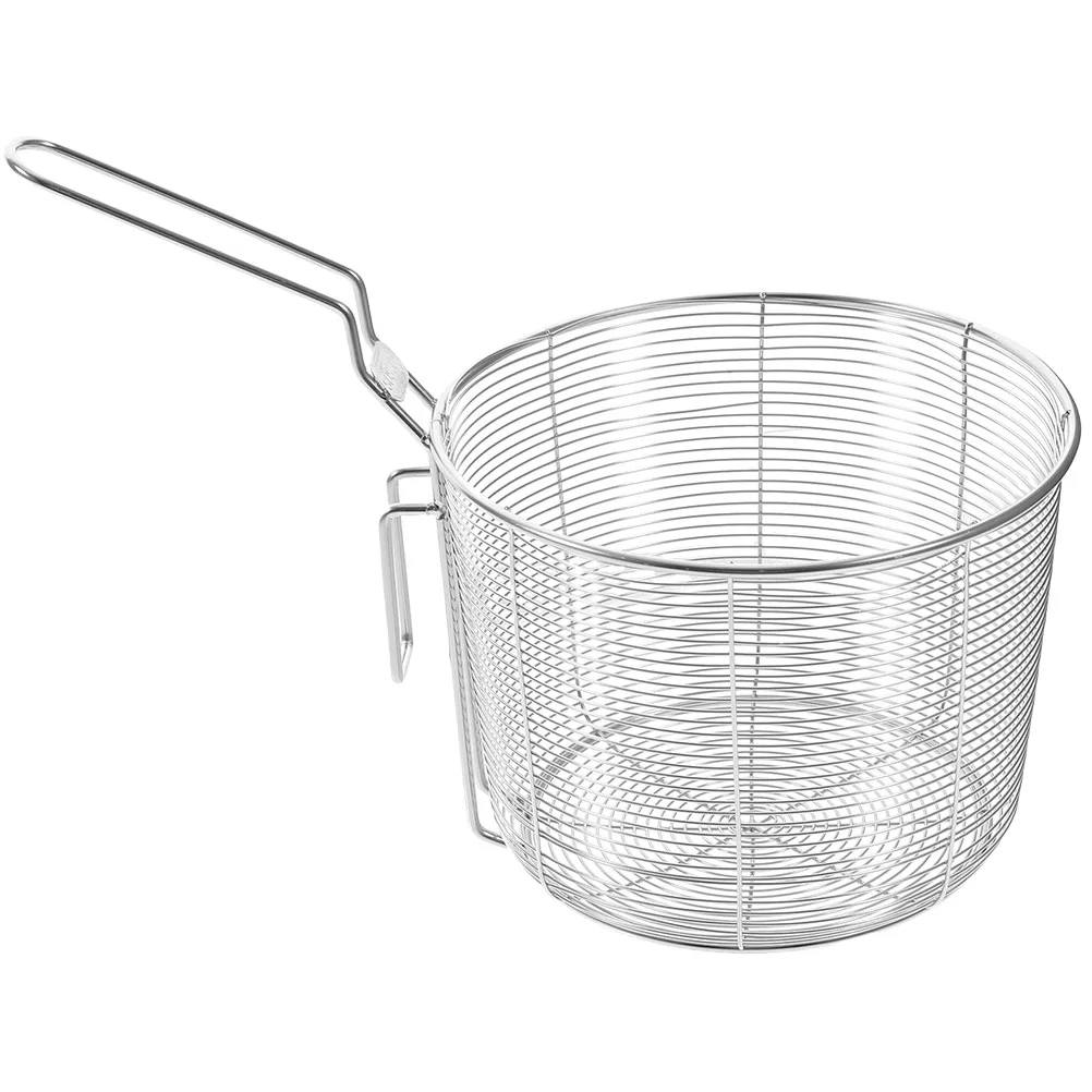 

Hot Pot Colander Spoon Mesh Strainer Fettuccine Pasta with Handle Kitchen Fry Pan