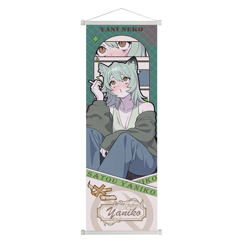 VIKAMA Alien Stage Wall Scroll Hanging Anime Tapestry Wall Hanging Bedroom Esports Room Home Decoration Gifts