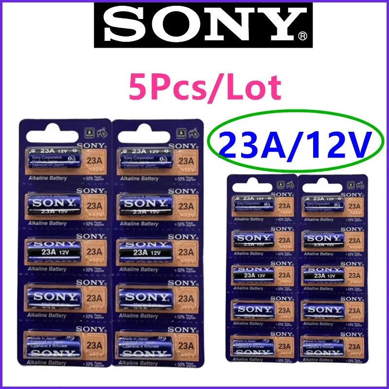 5-50pcs original For SONY 23A 12V 23GA  alkaline battery doorbell remote control electric toy