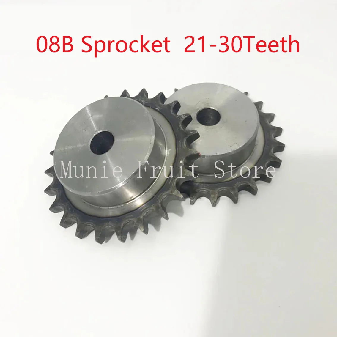 

45 # Carbon Steel 08B Sprocket Chain Wheel 21/22/23/24/25/26/27/28/29/30-34 Teeth Pitch 12.7mm Industrial Cam Drive Chain Wheel