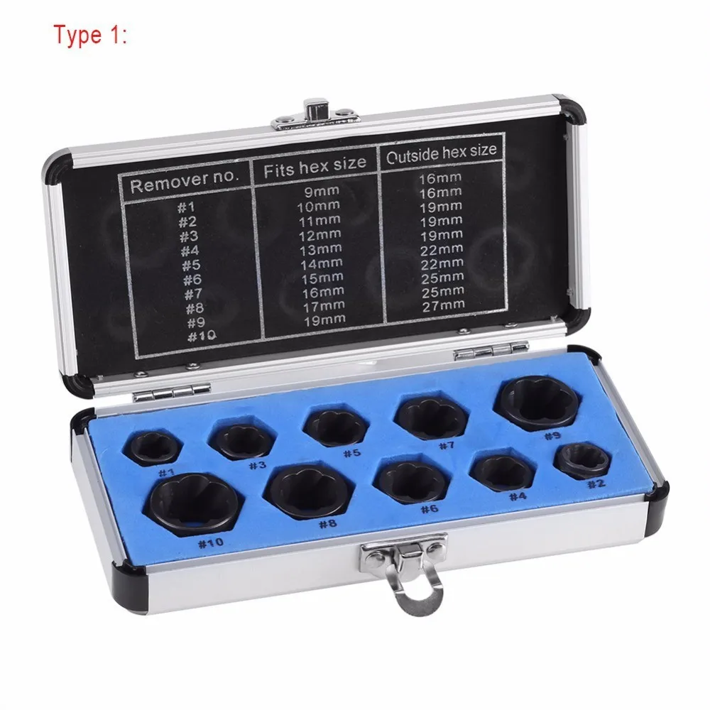 13pcs Set Of Nut Extractor Broken Broken Screw Nut Extractor Manufacturer Wholesale Broken Wire Extractor