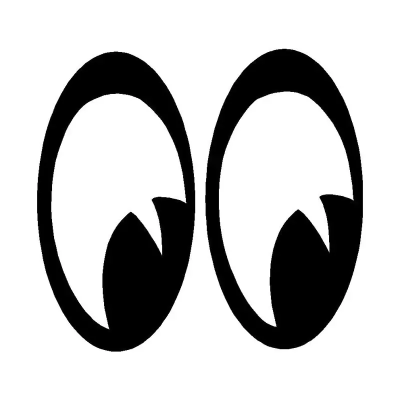 Car Sticker Lovely Moon Eye Car Styling Vinyl Decals Stickers Fashion Body Decoration on Auto Motorcycle Accessories Decals