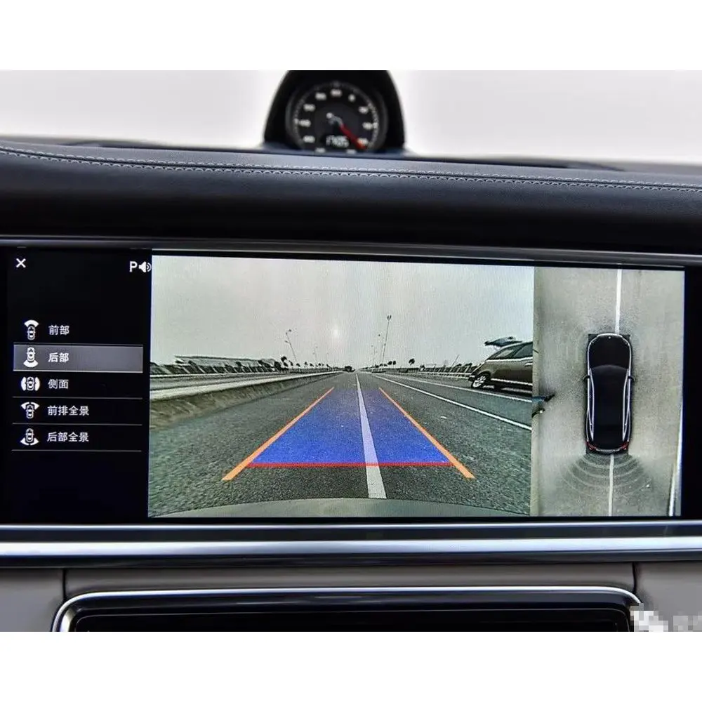 สำหรับ Porsche Panamera 971 G2 2016-2022 2023 12.3นิ้วรถ DVR กล้องหน้ารถถอดรหัสภาพย้อนกลับการอัพเกรดหน้าจอเดิม