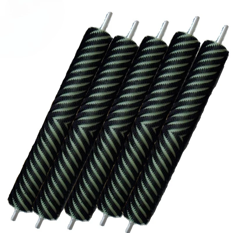 Industrial singeing machine black nylon high temperature herringbone brush