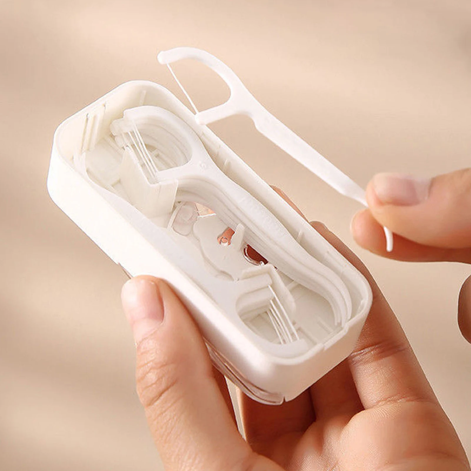 

Boxed Dental Floss Portable Travel Package Disposable Superfine Toothpick Line Dental Floss Storage Box Oral Care For Daily Use