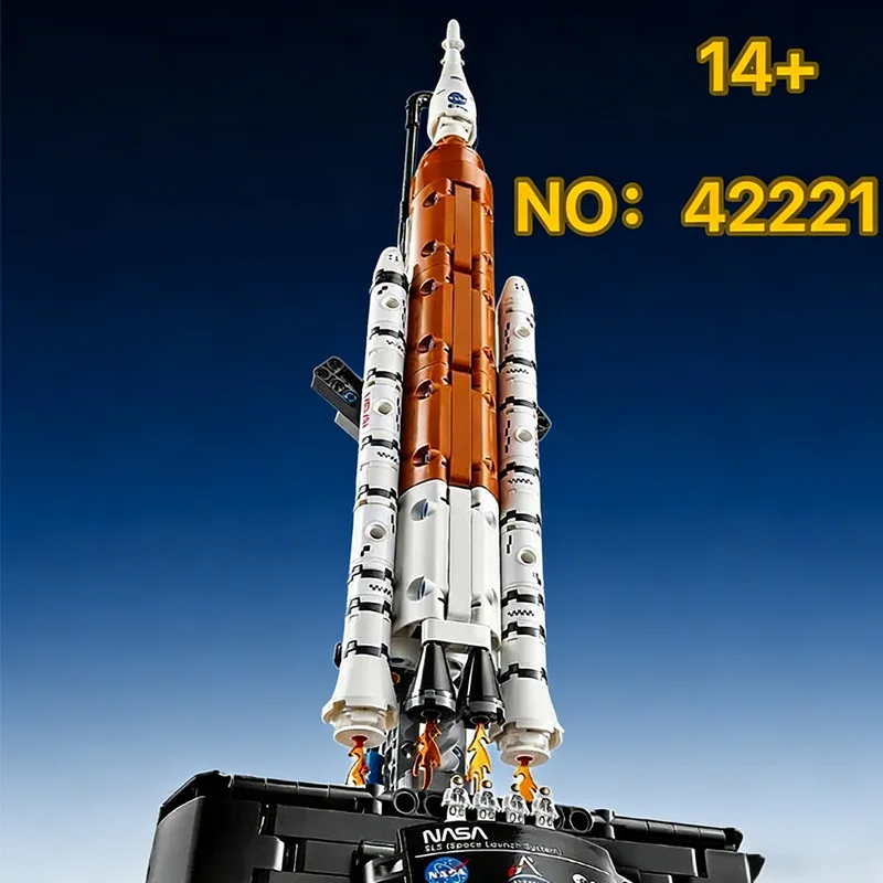 42221 Rocket Building Set Space Launch System STEM Educational Spaceship Toy Birthday Gift For Party