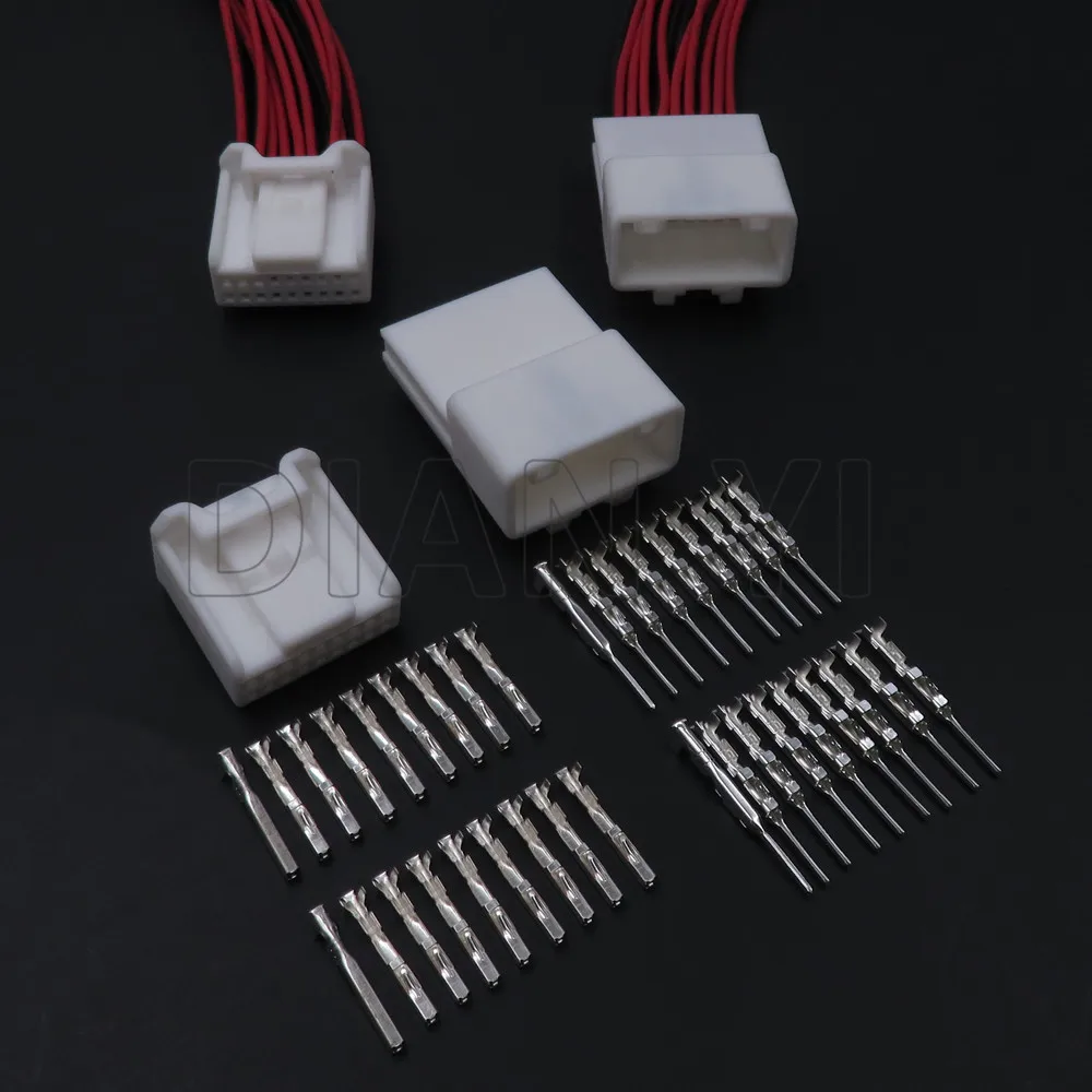 

Комплект из 18-контактных разъемов 90980-12412, 90980-12411 для автомобильной электрической розетки переменного тока с клеммами