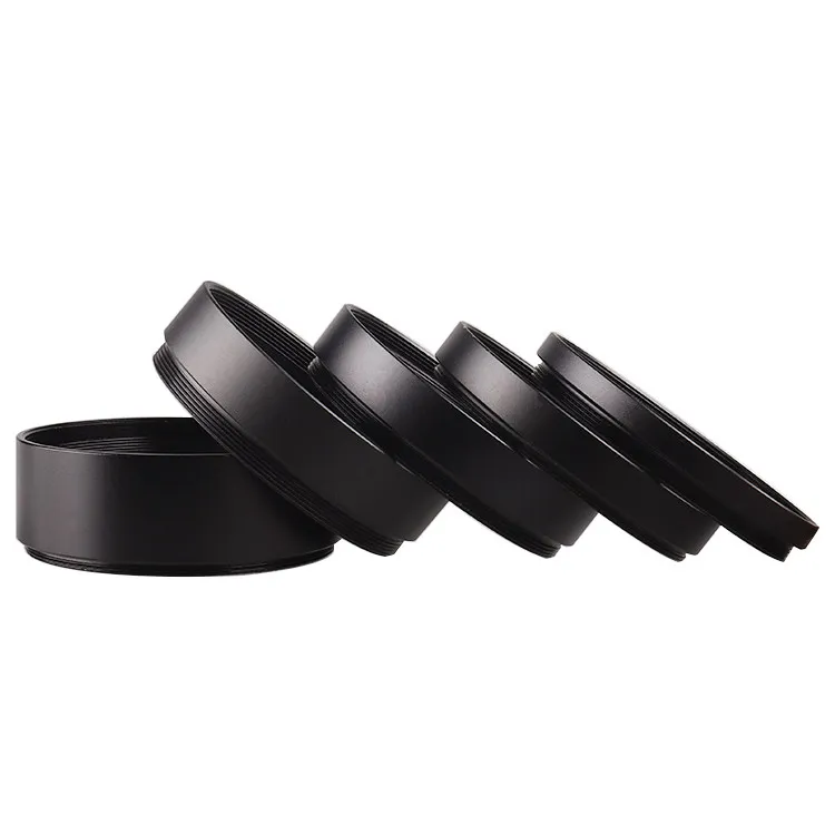 M58*0.75 Extension Ring Sleeve M58‑M58 Thread Adapter Hood Spacer 5/8/10/12/19mm for Lens Filter Optical Accessory