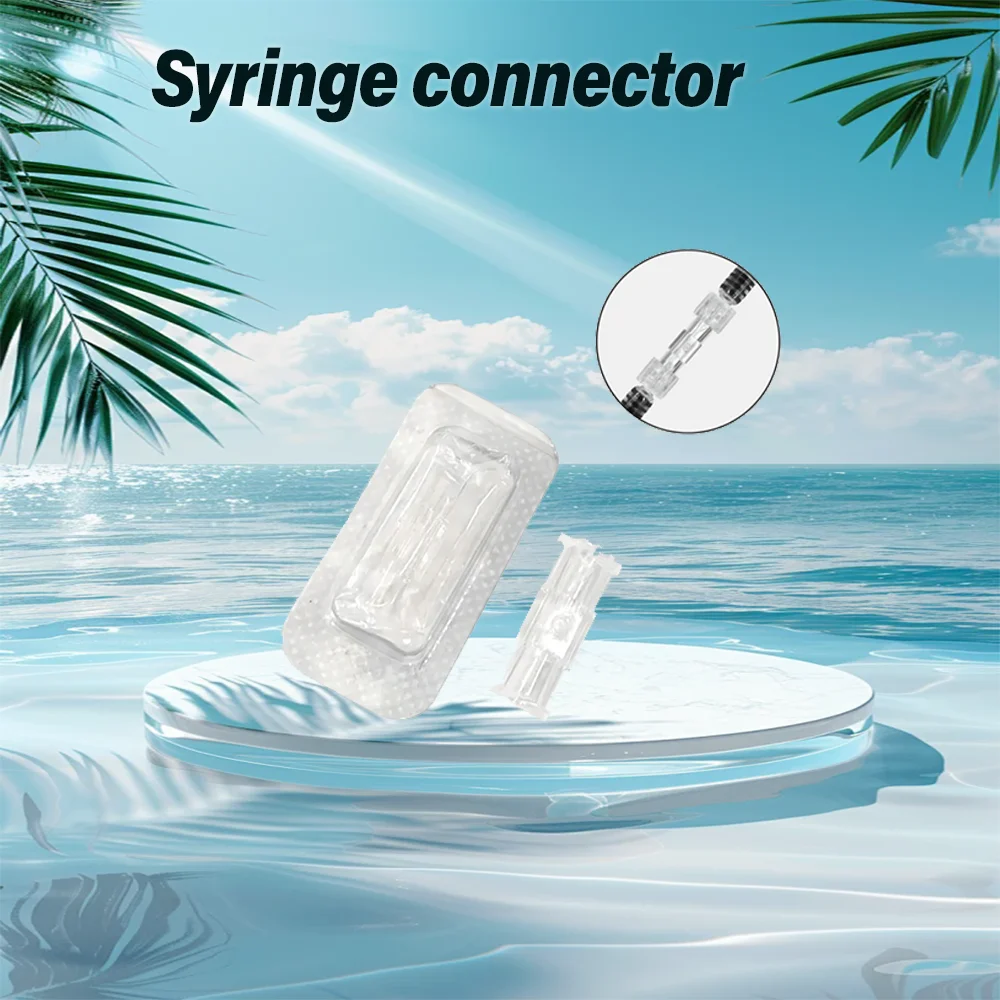 

Transparent PP Ruhr thread connector bidirectional syringe adapter, suitable for durable connectors in sterile environments