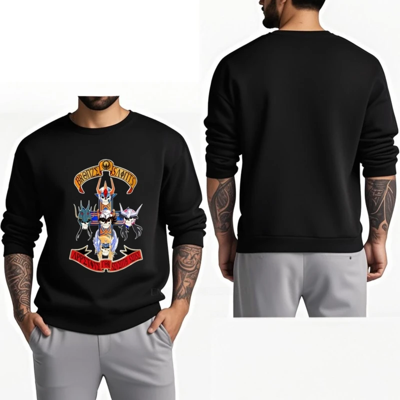 Saint Seiya IKKI Пуловер со знаком зодиака Забавный японский аниме Манга Харадзюку Комикс Уличная одежда Дизайнерские мужские толстовки с 3D принтом