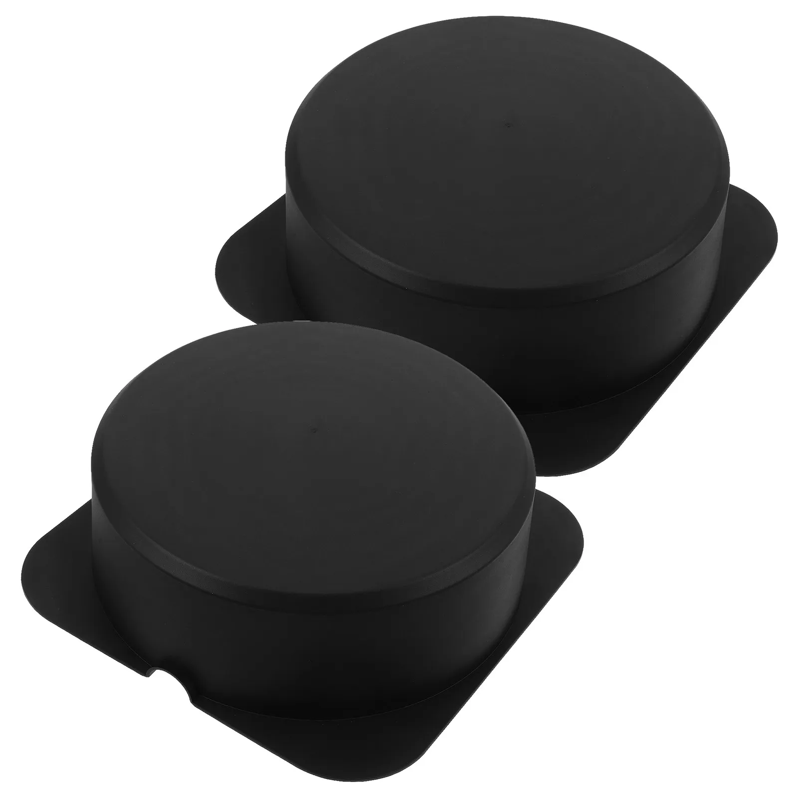 2Pcs Fire Resistant Black Can Light Covers Recessed Light Insulation Attic Covers Fireproof Downlight Housing Protectors