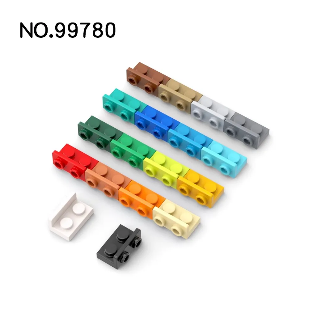 Blocos de Construção Montados para Crianças, Peças MOC, Bricks Compatíveis, Particle Puzzle, Toy Gift, Compatível, Bracket 1x2-1x2, 99780, 20PCs