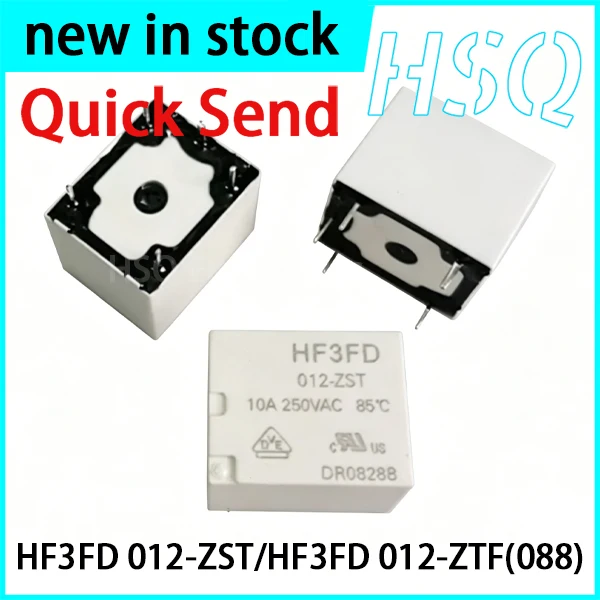 5PCS HF3FD 012-ZST HF3FD 012-ZTF(088) Relay, 5-pin