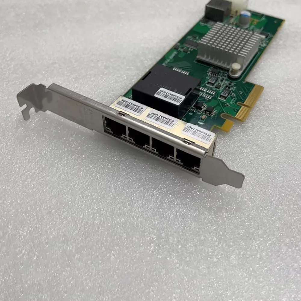 The four-port gigabit network card supports POE PCI-E interface PCIe-CZ4+