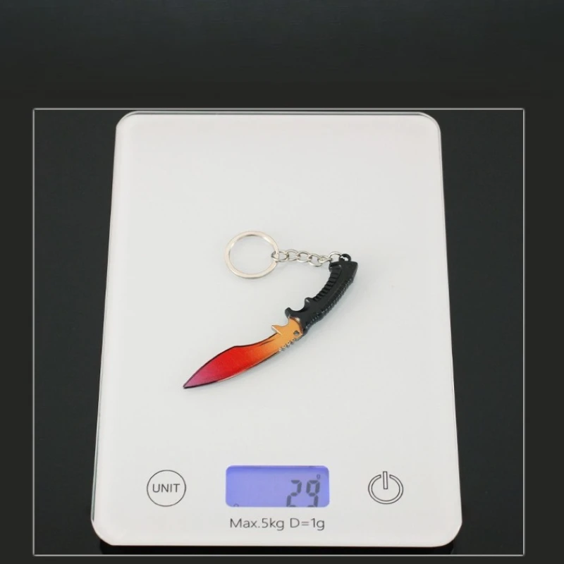 10cm/3.93in GO Gra Mini Nepal Brelok Gadżety Sztylet Metalowy Model Broni Leśny Las Wisiorek Nóż do Otwierania Pudełek Zabawka dla Chłopca Prezenty